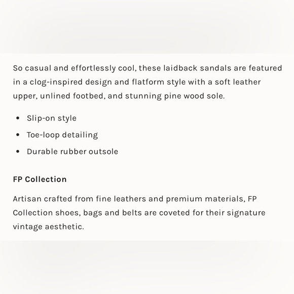 FREE PEOPLE NEW WOODLANDS PLATFORM CLOG SANDAL - Picture 12 of 14